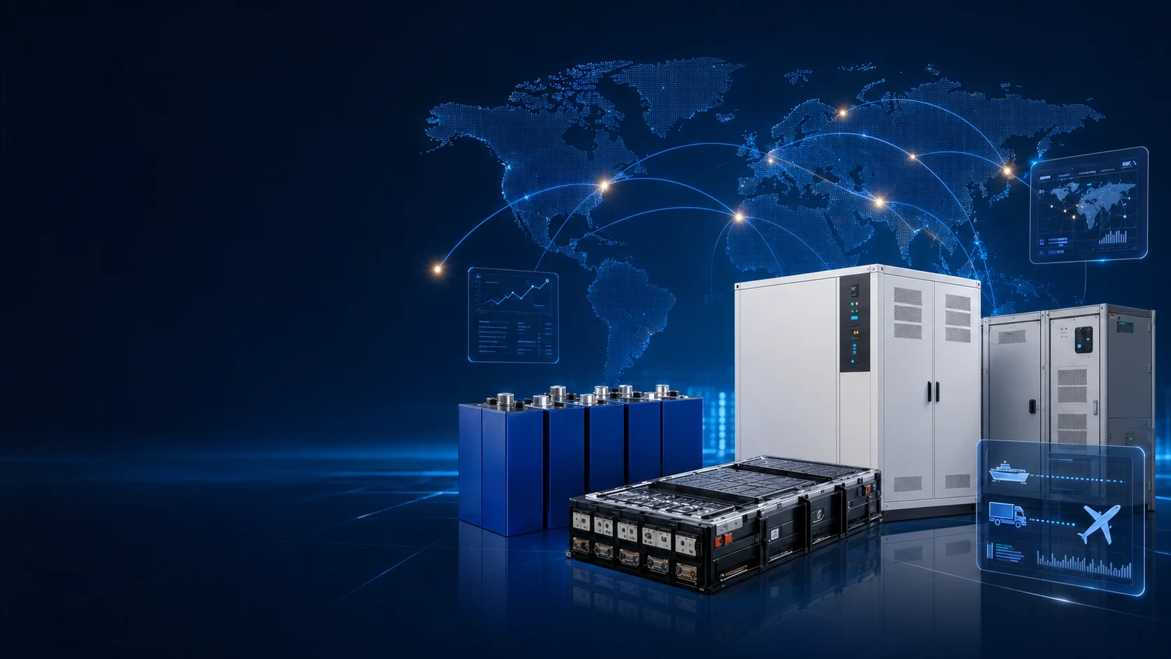 NexaEco global battery trade and sourcing coordination visual